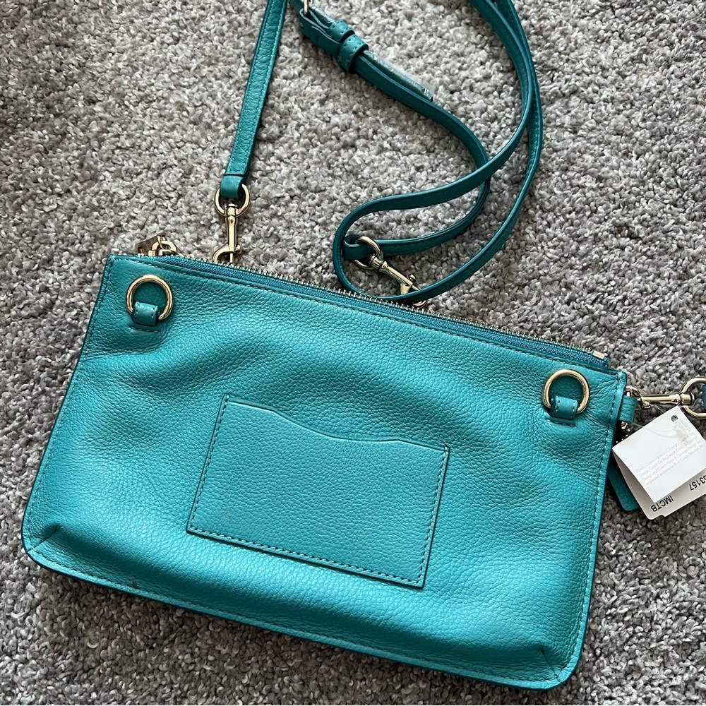 Coach mini double zip crossbody bag NWT - Picture 3 of 9